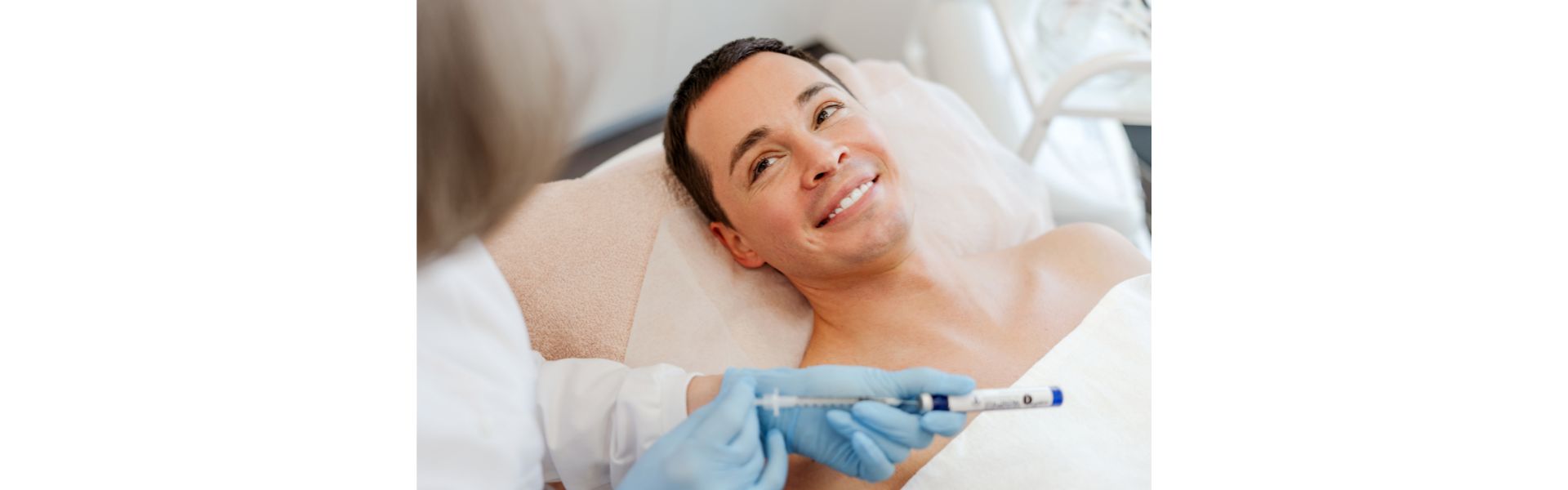 Person getting IV